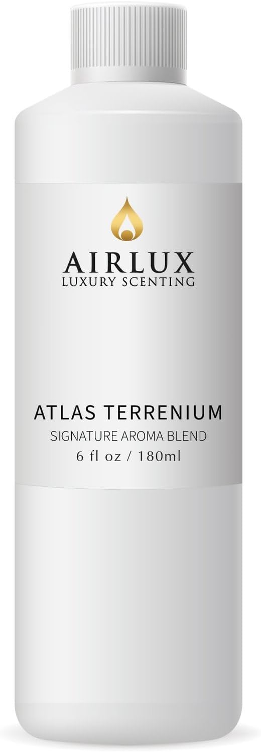 Signature Aroma Oil No. 223 Atlas Terrenium – Cardamom, Iris, Black Pepper – Aroma Oil for Cold Air & Waterless Diffusers and DIY Crafts – 180 mL, 6.1 fl oz Eco Refill Bottle