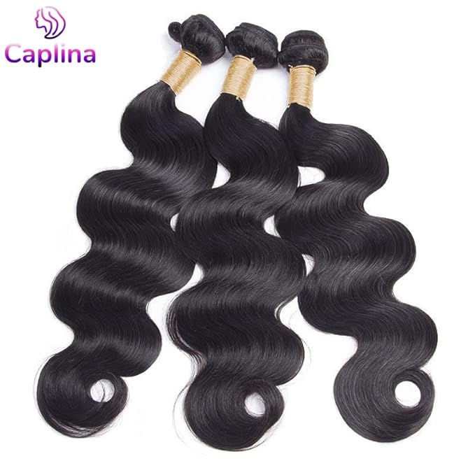 16A Human Hair Bundles 26 28 30 Inch Body Wave 300g Unprocessed Brazilian Virgin Hair 3 Bundles Deals Human Hair Extensions Quick Weave Human Hair Natural Black Color