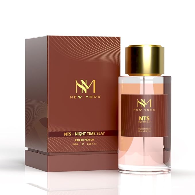 NOURISH MANTRA NM New York Night Time Slay Luxury Perfume For Men -100 ml| Premium Long Lasting Fragrance Spray | With Aromatic Blend of Herbal & Woody Notes |Best Perfume For Man | gift for man