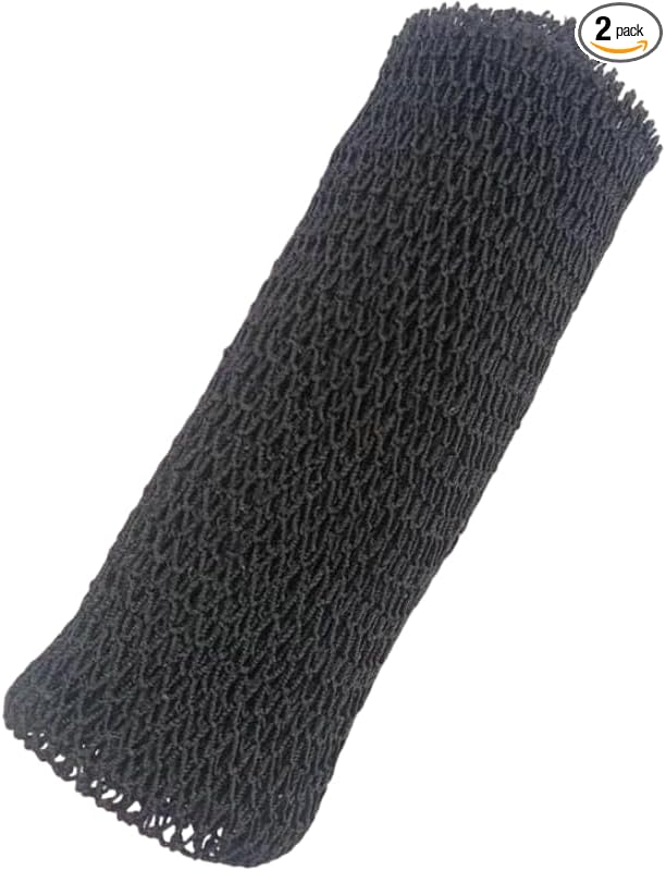 Authentic African Net Sponge - 2 Pieces African Exfoliating Body Scrubber Bath Sponge - Daily Use & Quick-Dry Mesh for Smooth Skin - Real African Body Care Bathing Accessories for Women