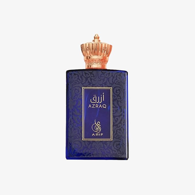 ARIF Azraq Perfumes – Fruity & Fresh Eau de Parfum for Men – Pear, Lavender, Lotus, Cinnamon, Black Vanilla Husk & Amber – Long-Lasting Fragrance – 3.4 oz