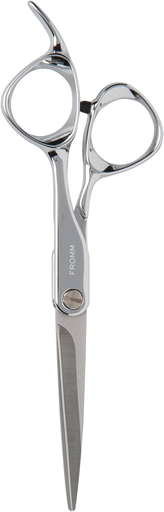 Fromm Professional Explore 5.75" Hair Cutting Shears for Wet and Dry Hair, Polished Silver Japanese Steel Scissors with Beveled Blade