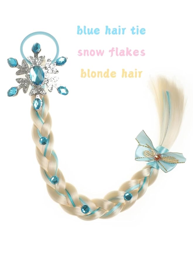 Extra Long Braids Hair Extensions for Women, Braided Ponytail Extension Tie In,1 Pack, Crazy Hair Day Accessories