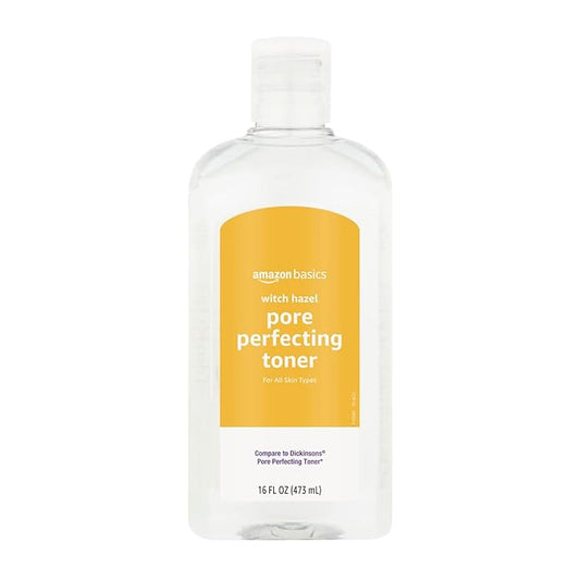Amazon Basics Witch Hazel Pore Perfecting Toner, 16 Fluid Ounces, 1-Pack