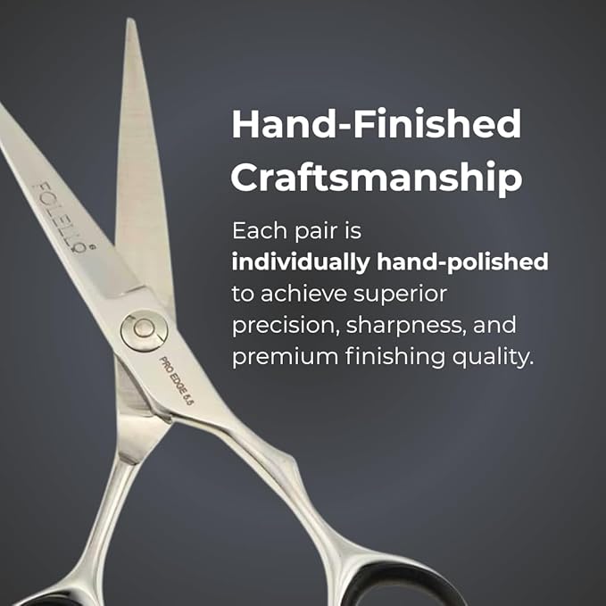 Stainless Steel Right-Handed Thinning Scissors for Unisex, Convex Blade, Adjustable Ball Bearing Screw – Includes Cleaning Oil & Cloth – 5.5 Inch