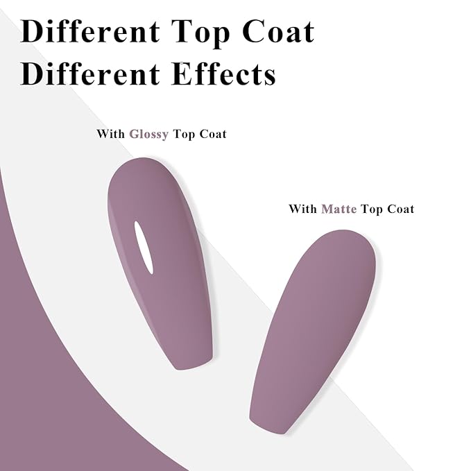 Imtiti 10ml Grey Purple Gel Nail Polish Long Lasting Soak Off UV LED Gel Polish Salon DIY at Home Gift for Women 1Pcs