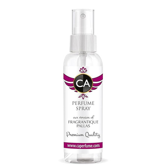 CA Perfume Eco Refill Impression of Bold Numbers Fragrantique Pallas For Women Long Lasting Fragrance Eau de Parfum Spray Refillable Bottle 2 Fl Oz/60ml-X1