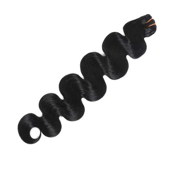 16A Raw Body Wave Bundles Human Hair 100% Human Hair Bundles,Triple Lifespan Virgin Remy Hair Extensions,Keep Texture Silky Soft After Multiple Washes (Body Wave 1 Bundle, 14 Inch)