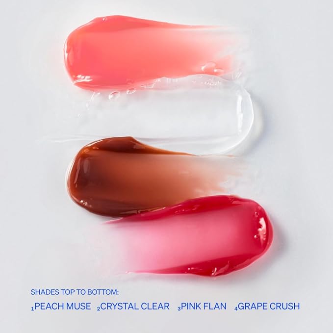 LipLock Jelly Serum for Dry Lips, Long-Lasting, Hydrating, Plumping, Glossy Mask with Rose PDRN, Carrot Collagen, Pillow Peptide, Moisturizing Tinted Lip Balm. (Peach Muse)