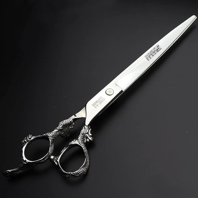 6/7/8/9-inch professional hair clipper set, stainless steel sharp hair clippers, hairdresser specific scissor(9-inch flat shear)