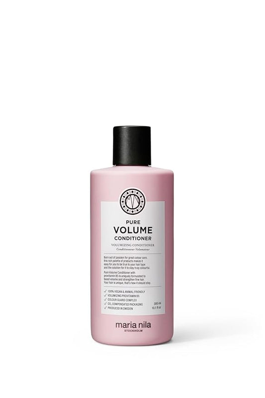 Maria Nila Pure Volume, Conditioner 10.1 Fl Oz, Vitamin B5 Gives Volume to Thin & Fine Hair, 100% Vegan & Sulfate/Paraben free