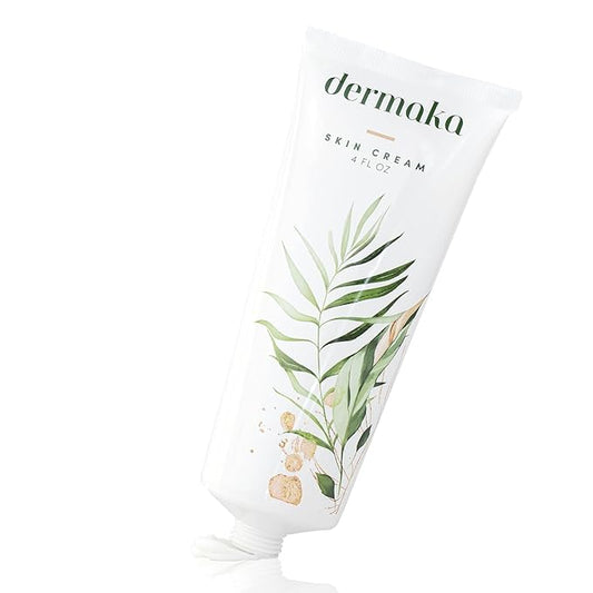 Dermaka All-Natural Arnica Skin Cream 4 oz – Dermatologist Tested Formula for Bruising, Swelling & Dryness – Enriched with Chamomile, Green Tea & Vitamins A & E – Smooth, Non-Greasy Texture
