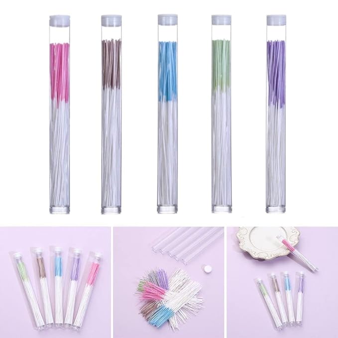 White Ear Piercing Cleaner Convenient Earrings Hole Floss Aftercare Nourish Girls Herb Ear Dirt Floss,Piercing Supplies,Piercing and Tattoo Supplies