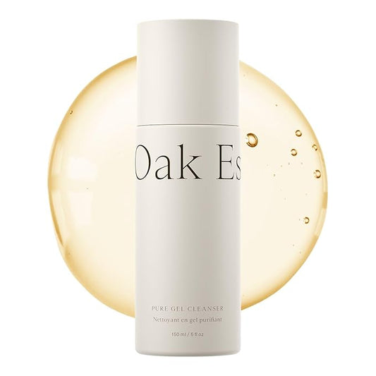 Oak Essentials Pure Gel Cleanser | Clarifying Gel Face Wash with Aloe and Amino Acids | Removes Dirt & Oil Without Drying, 5 Fl Oz