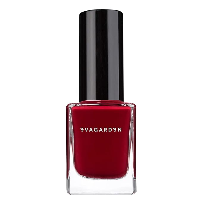 EVAGARDEN Sea Water Resistant Nail Polish - Saturated Color with Thin Film Coating - Attractive, Durable and Smooth Coverage - Clean Formula, No Harsh Substances - 680 Carmin Red - 0.34 oz