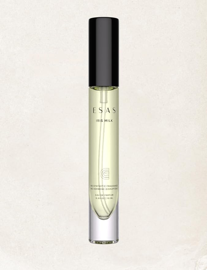 Esas NYC Iris Milk– Organic Perfume Mist – VELVETY | FLORAL | CREAMY- 0.33 oz Fragrance EDP