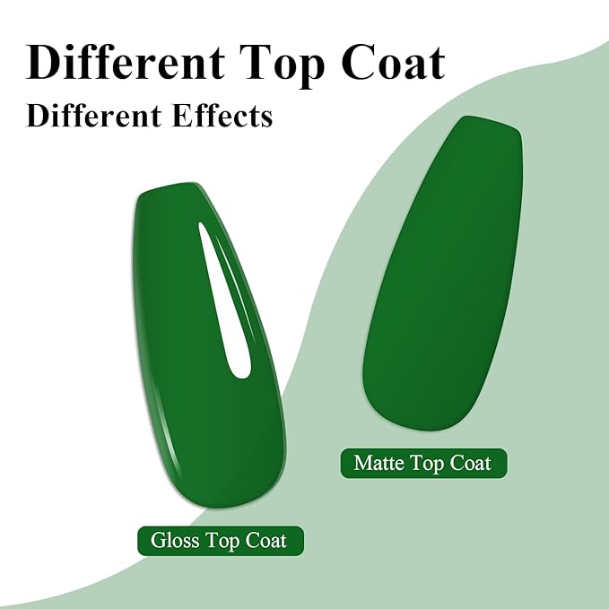 Imtiti Green Gel Nail Polish - 1Pc UV LED Soak Off Gel, Long Lasting Dark Emerald Green Nail Polish, DIY Nail Art at Home (10ml / 0.34 fl oz-1908)