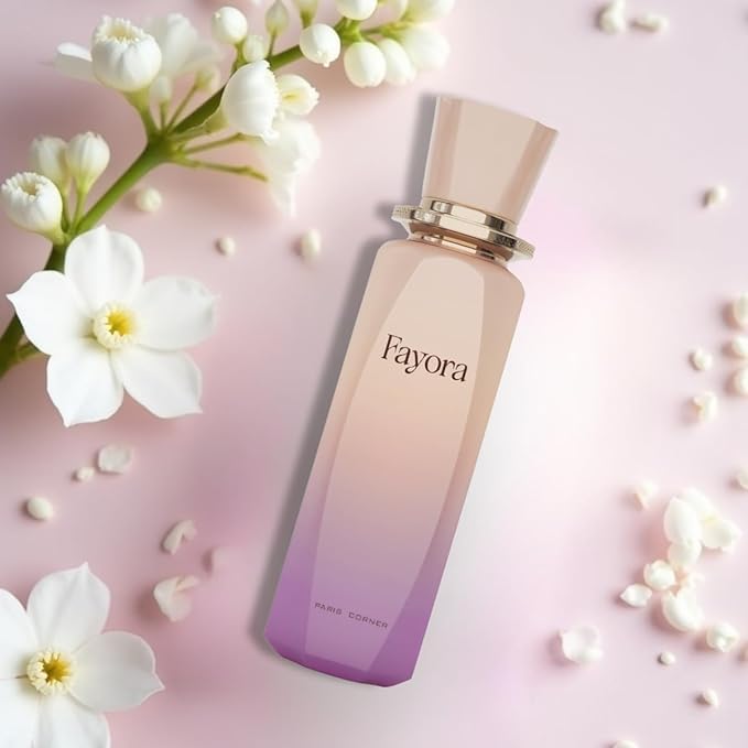 Paris Corner Perfumes | Fayora 3.4 Fl Oz Edp Perfume Unisex Perfume | Elegant Floral Fruity Scent with Passion Fruit, Rose & Jasmine for Long-lasting Enchantment