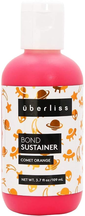 Bond Sustainer Color (Neon Comet Orange) 3.7oz - Color Depositing Conditioner - Semi Permanent Direct Dye - Rebuild Broken Bonds - For Healthy Hair
