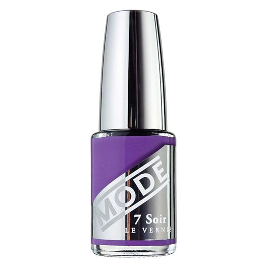 MODE Orchid Purple Plum Nail Polish Long Lasting Pigment Rich Nail Lacquer Color, Nourishing Chip Resistant Strengthening Protection, Cruelty Free, NY Made, 7 Soir Le Vernis, Empress Strikes Back