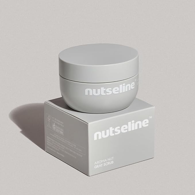 Aroma Nut Gray Scrub 200ml Korean Skin Care – Exfoliating & Moisturizing Body Scrub, Removes Dead Skin Cells, Smooths & Nourishes, Aromatherapy Blend, Contains 17 amino acids