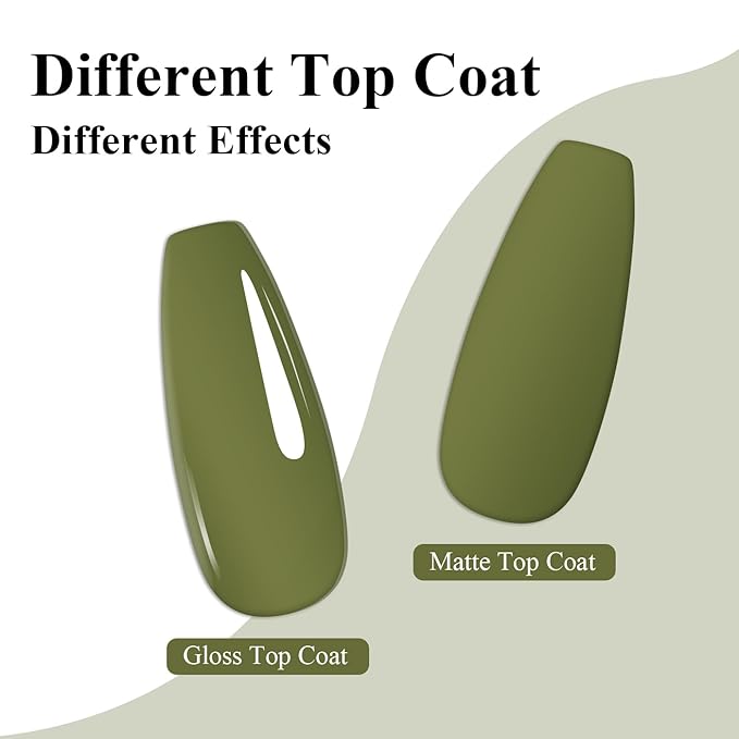 Imtiti Olive Green Gel Nail Polish, 1Pcs Sage Green Soak Off UV LED Gel Polish, Long Lasting, Nail Art Manicure Salon DIY at Home for Fall and Winter (0.34 Fl Oz-1910)