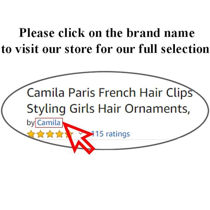 Camila Paris CP3296 French Headband for Women, Strong Hold Grip Women's Hair Band, Very Flexible, No Slip and Durable Styling Girls Hair Accessories, Made in France with Cellulose