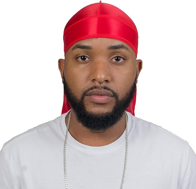 ForceWave Silky Durag for Men Wave Cap Satin Dorag for Men Women 360 Wave