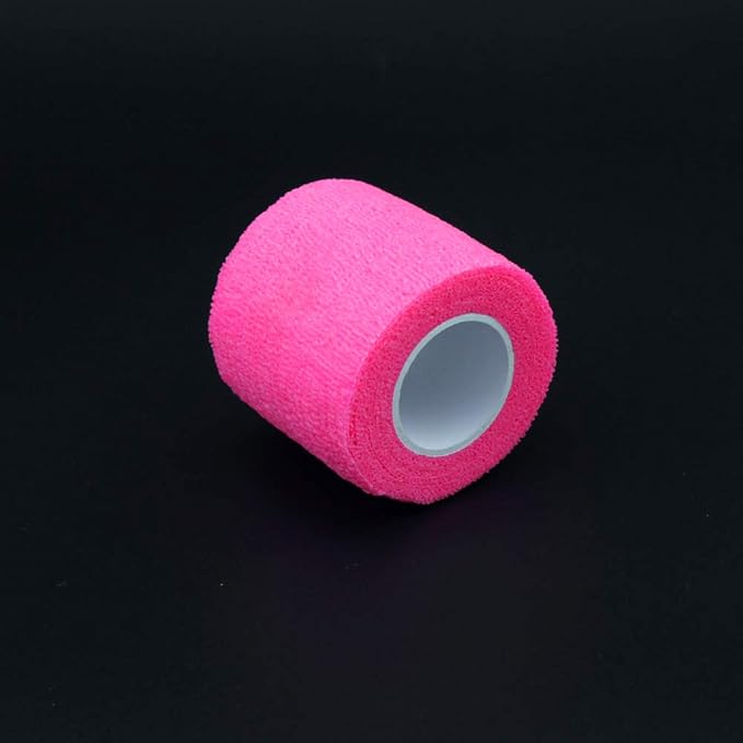 Sensi Wrap Grip Cover Sports Self Bandage Rolls 2-inch x 5-Yards 24pcs (Hot Pink)
