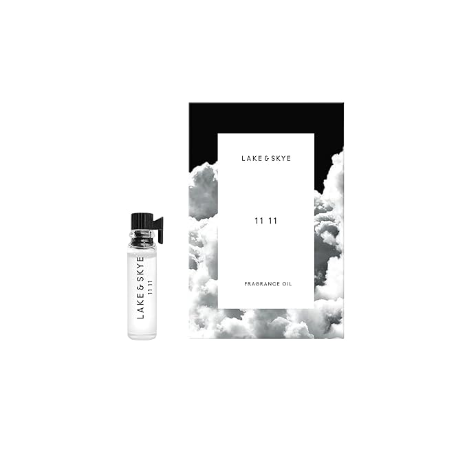 Lake & Skye 11 11 Fragrance Oil, 0.06 fl oz (2 ml) - Sheer, Uplifting Scent