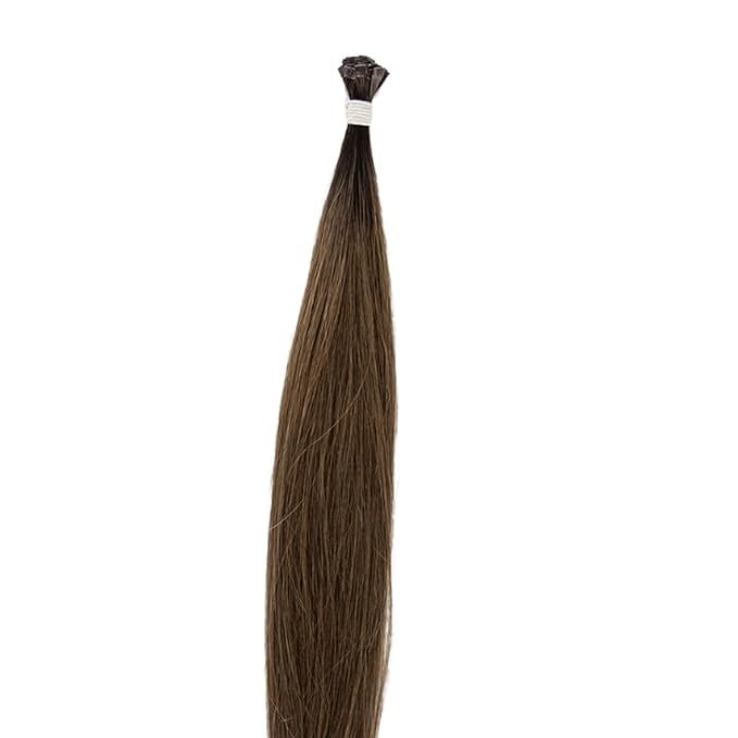 100% Real European Human Hair Keratin Bond Extensions 20" Milk Chocolate Brunette #8
