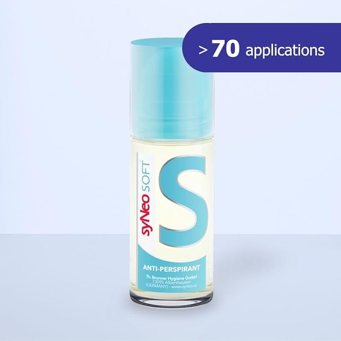 SOFT Antiperspirant Roll-On without alcohol, Halal certified, Anti Sweat Deodorant for men and women against heavy sweating, Anti-Transpirant antiperspirant Roll-On Deodorant, 1 pack 1.69 fl.oz.
