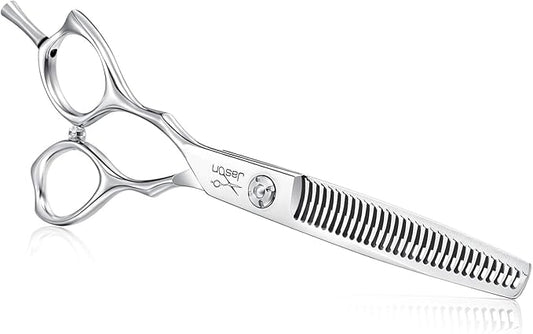 JASON 6 Inch Left Handed Barber Hair Cutting Scissors Professional Salon Shears Razor Edge Hairdressing Scissor Japanese Stainless Steel Thinning Haircut Shear for Men Women Christmas Gift