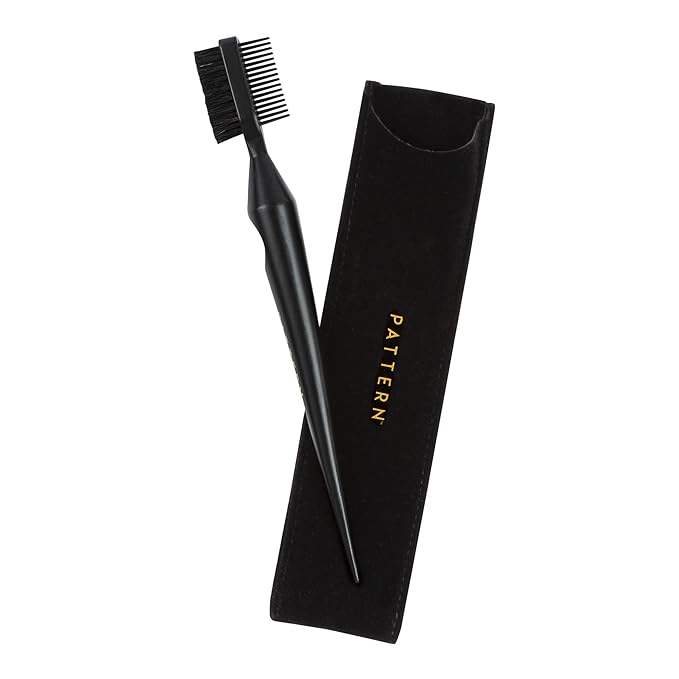 PATTERN Beauty by Tracee Ellis Ross Edge Tool - 3-in-1 Brush for Baby Hairs. Comb for parting or sectioning hair.