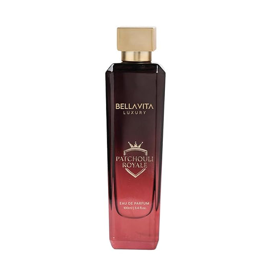 Bella Vita Luxury PATCHOULI ROYAŁE Men's Fragrance | EDP Perfume for Men | Sandalwood Top Note | 100 ml pack | 3.4 Fl. Oz. | Leather and Oriental notes | Gift for Men | Eau de Parfum.