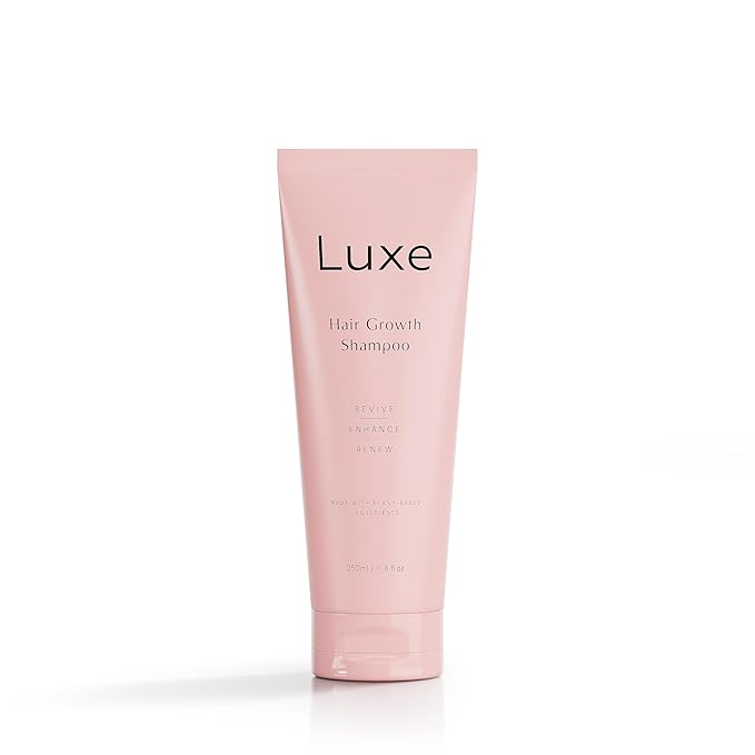 Luxe Cosmetics Hair Growth Shampoo – Plant-Based Anti-Hair Loss Formula for Thicker, Fuller Hair – Best Shampoo for Hair Regrowth and Thinning Hair – Safe for Men and Women – 8 oz
