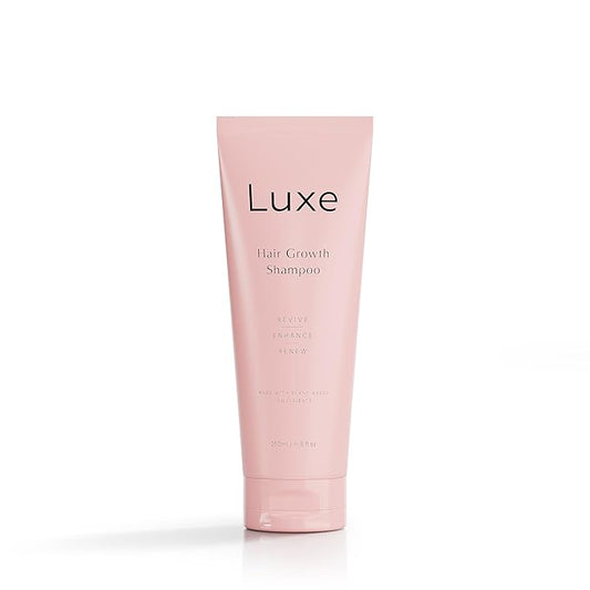 Luxe Cosmetics Hair Growth Shampoo – Plant-Based Anti-Hair Loss Formula for Thicker, Fuller Hair – Best Shampoo for Hair Regrowth and Thinning Hair – Safe for Men and Women – 8 oz