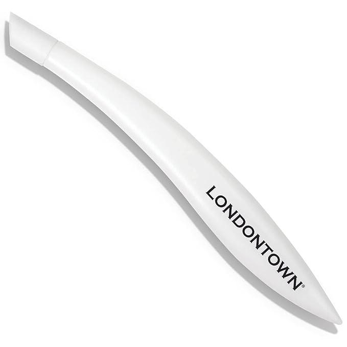 LONDONTOWN Fresh Glow Cuticle Remover with Pusher Tool - Instant Cuticle Remover Liquid - No Tool or Cutting Moisturizing Softening Nail Care for Dry, Damaged Cuticles, .40fl oz