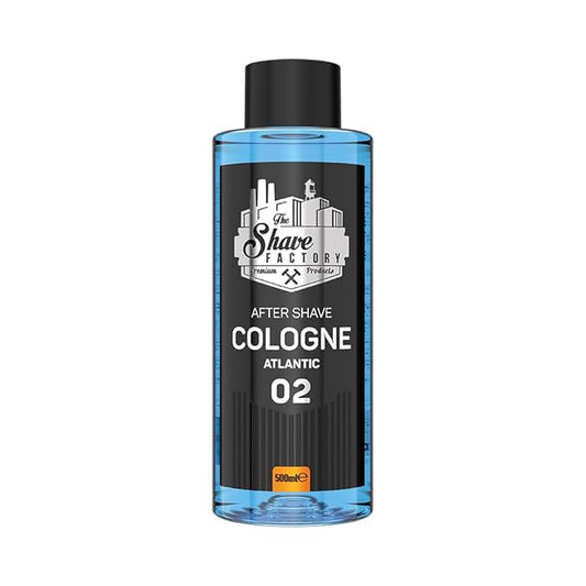 the shave factory After Shave Cologne Series - Cologne for Men, Aftershave for Men, Refreshes and Relieves Face and Skin (02 Atlantic)