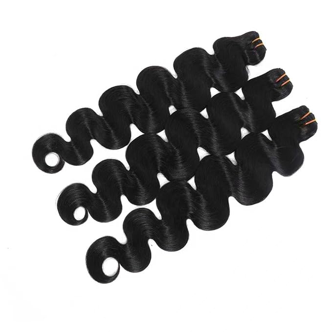 16A Raw Body Wave Bundles Human Hair 100% Human Hair Bundles,Triple Lifespan Virgin Remy Hair Extensions,Keep Texture Silky Soft After Multiple Washes (Body Wave 3 Bundles, 18 20 22 Inch)