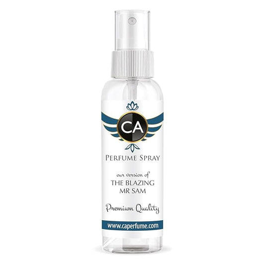 CA Perfume Eco Refill Impression of The Blazing Mr Sam For Men Eau de Parfum Spray Atomizer Bottle 2 Fl Oz/60ml-X1