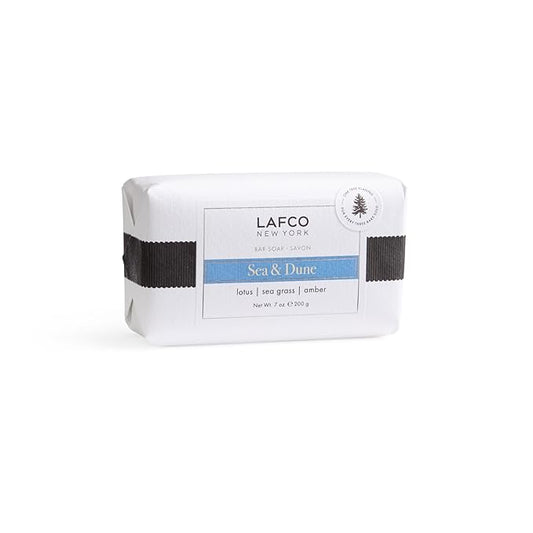 LAFCO New York Bar Soap, Sea & Dune - 7 oz - Ultra-Hydrating, Natural Formula - All Skin Types - Made in Europe