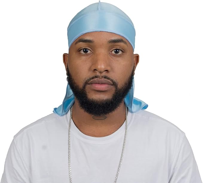 ForceWave Silky Durag for Men Wave Cap Satin Dorag for Men Women 360 Wave