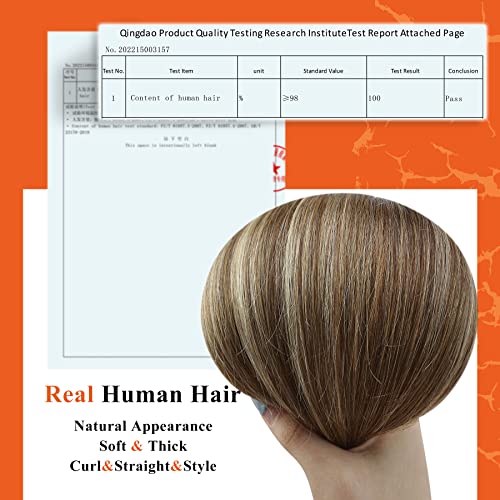 Full Shine Tape in Human Hair Extensions Color 4/24/4 Brown Fading to Blonde and Brown Balayage 20Inch Seamless Invisible Brazilian Tape in Hair Extension for Wedding 20Pcs 50Gram Soft