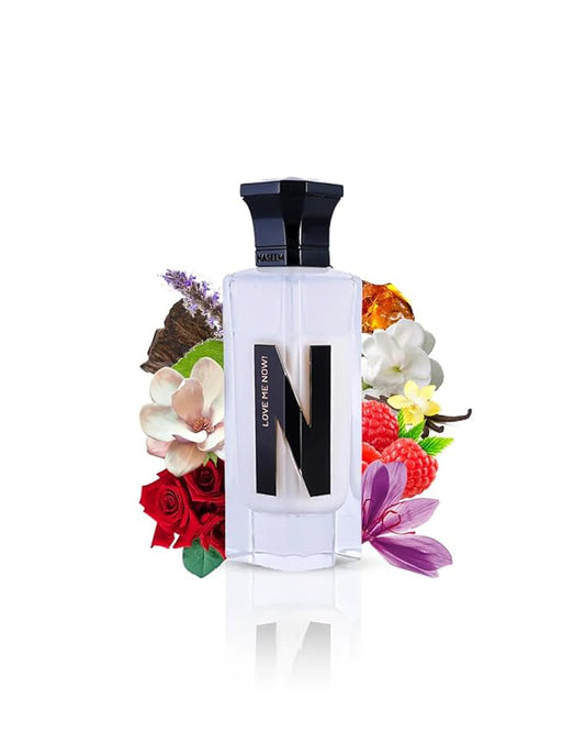 NASEEM Love Me Now Aqua Eau De Parfum for Men & Women 75ml - Subtle Floral and Oud Blend - Long Lasting, Hypoallergenic, Alcohol-Free Perfume for All Skin Types