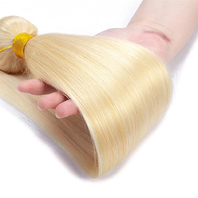 Blonde Human Hair Bundles 613 Straight Bundle Brazilian Virgin Remy Hair 3 Bundles 28 30 32 Inch 613 Loose Wave Bundle