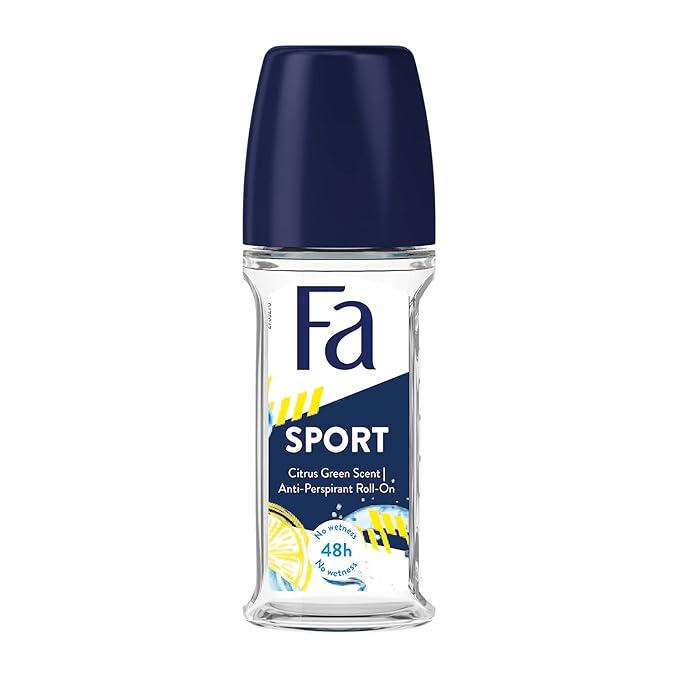 Fa Products Sport Energizing Fresh Roll On Deodorant Antiperspirant, 1.7 Ounce