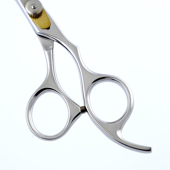 X400 Professional Hair Cutting Scissors 6.5” Mirror Finish – Barber Shears with Leather Case & Premium Comb – Salon & Home Hairdressing Kit