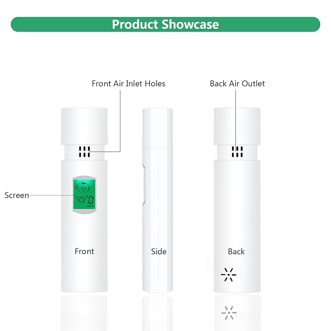 Bad Breath Freshening Tester Portable Oral Breath Monitor, Professional Rechargeable Odor Breath Detector for Personal Oral Cavity Testing – Odor & Bad Breathe Tester