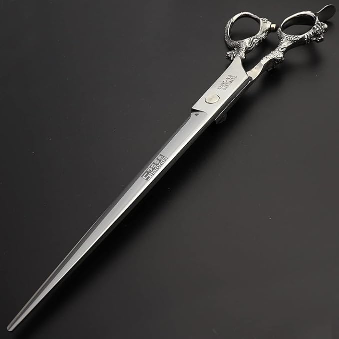 7" 7.5" 8"9" Professional Hairdressing Scissors Barber Salon Hair Cutting Dragon Shears (Large). (9 inch)